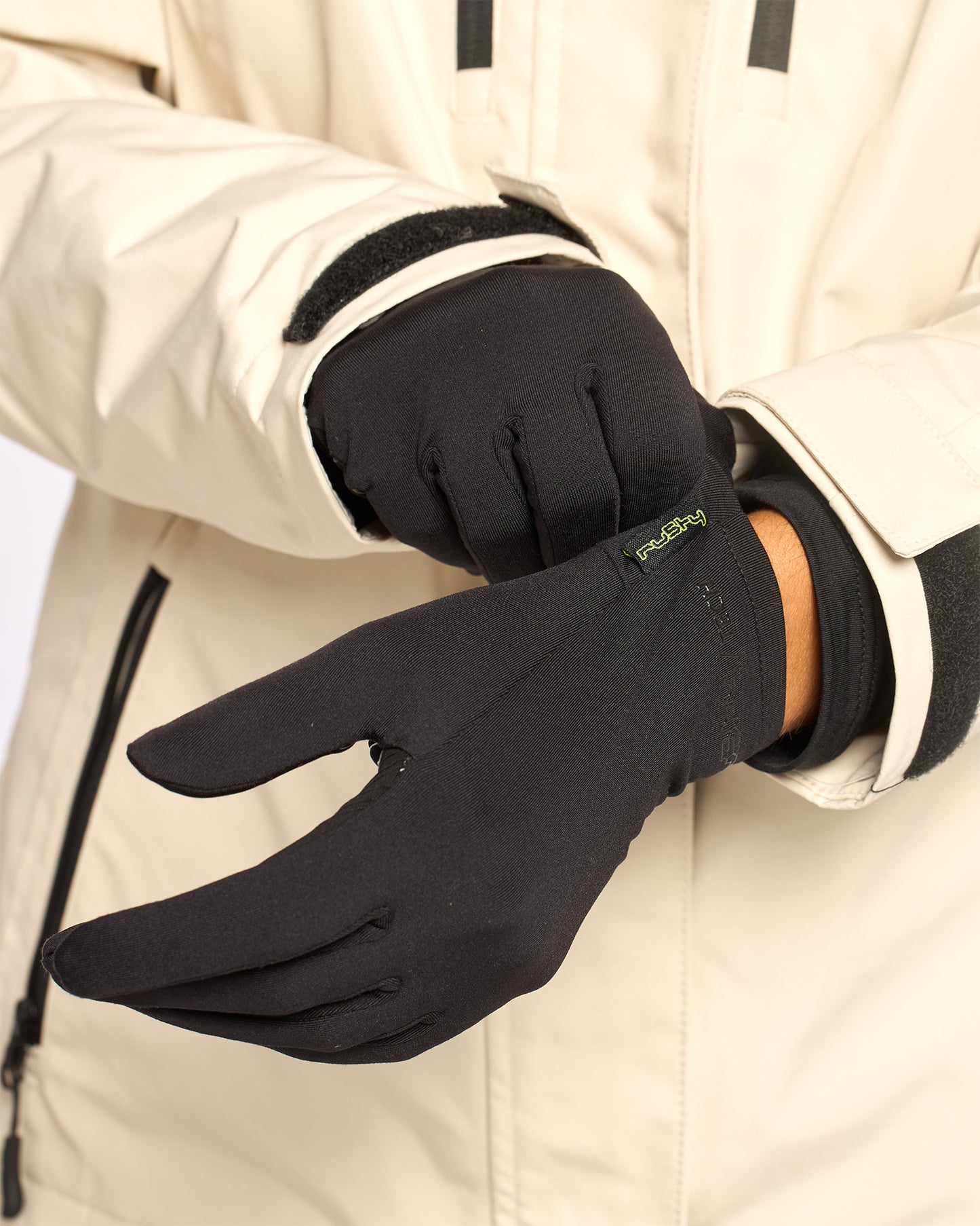 Guantes Rusty Rabbit Thermal Lines Gloves Black