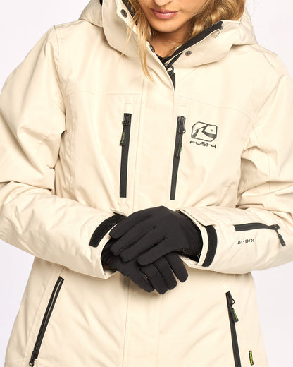 Guantes Rusty Rabbit Thermal Lines Gloves Black