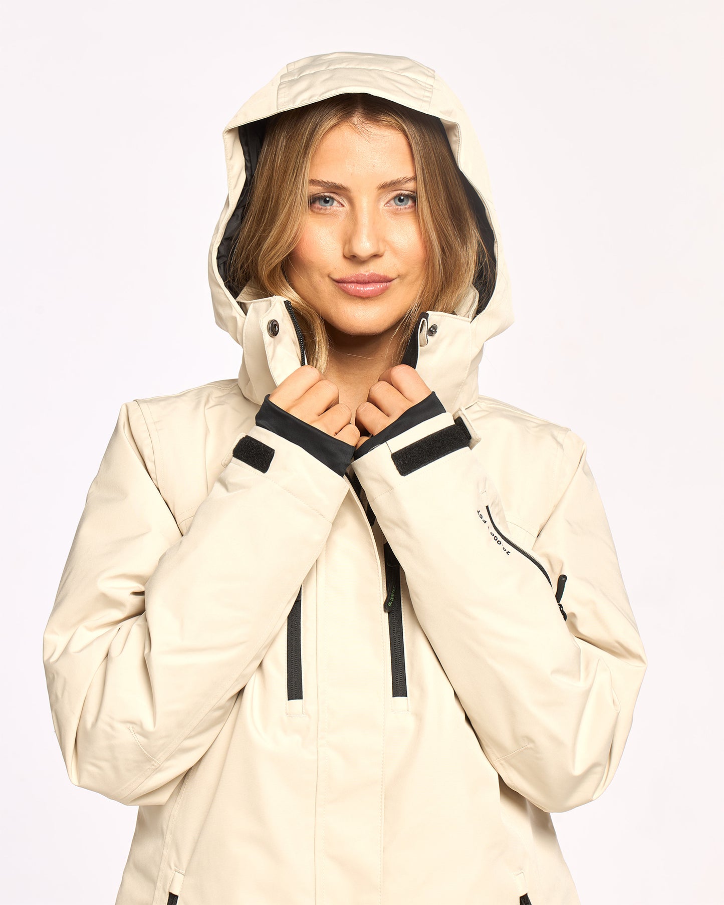 Campera Abrigo Snow Rusty Feelin Womens Snow Jacket Ld Oatmilk
