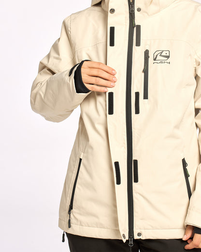 Campera Abrigo Snow Rusty Feelin Womens Snow Jacket Ld Oatmilk