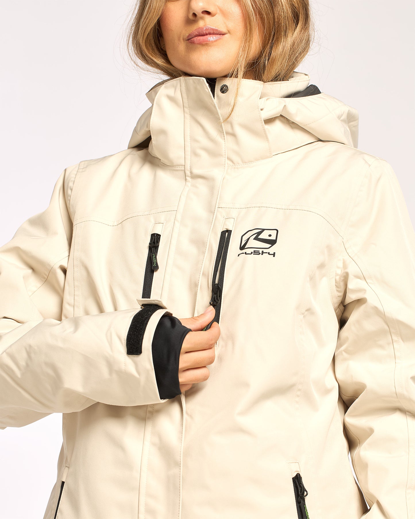 Campera Abrigo Snow Rusty Feelin Womens Snow Jacket Ld Oatmilk