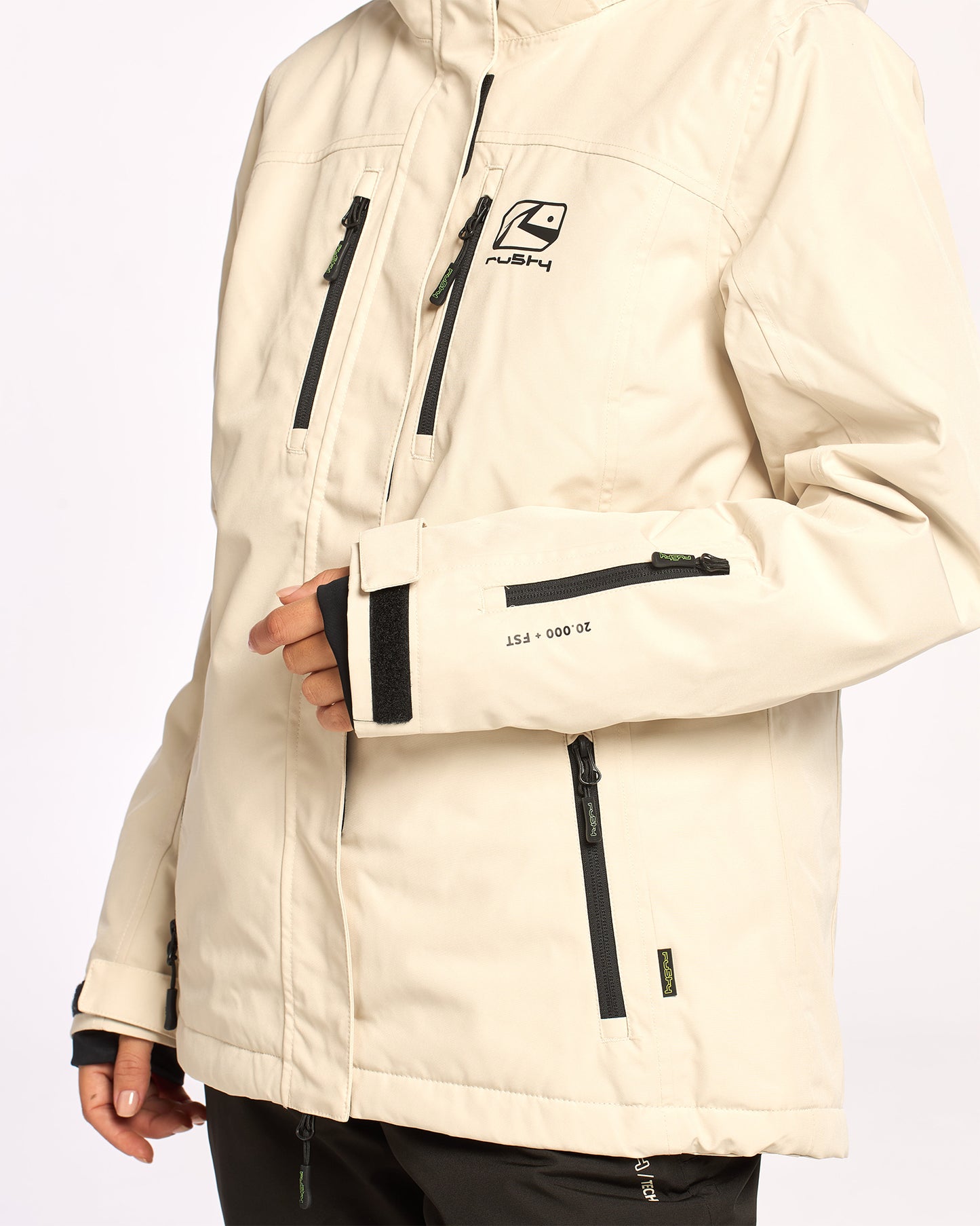 Campera Abrigo Snow Rusty Feelin Womens Snow Jacket Ld Oatmilk