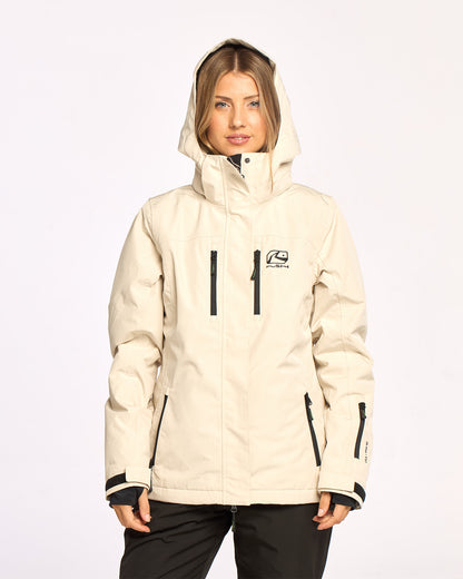 Campera Abrigo Snow Rusty Feelin Womens Snow Jacket Ld Oatmilk