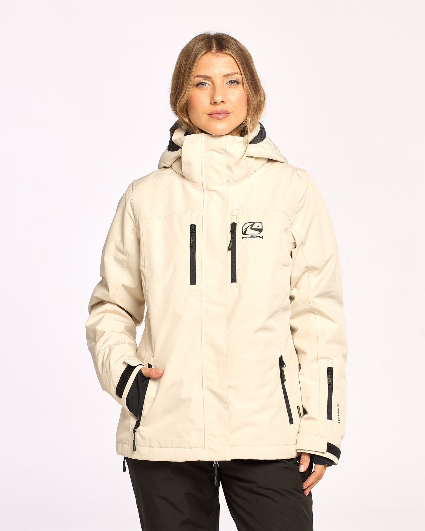 Campera Abrigo Snow Rusty Feelin Womens Snow Jacket Ld Oatmilk