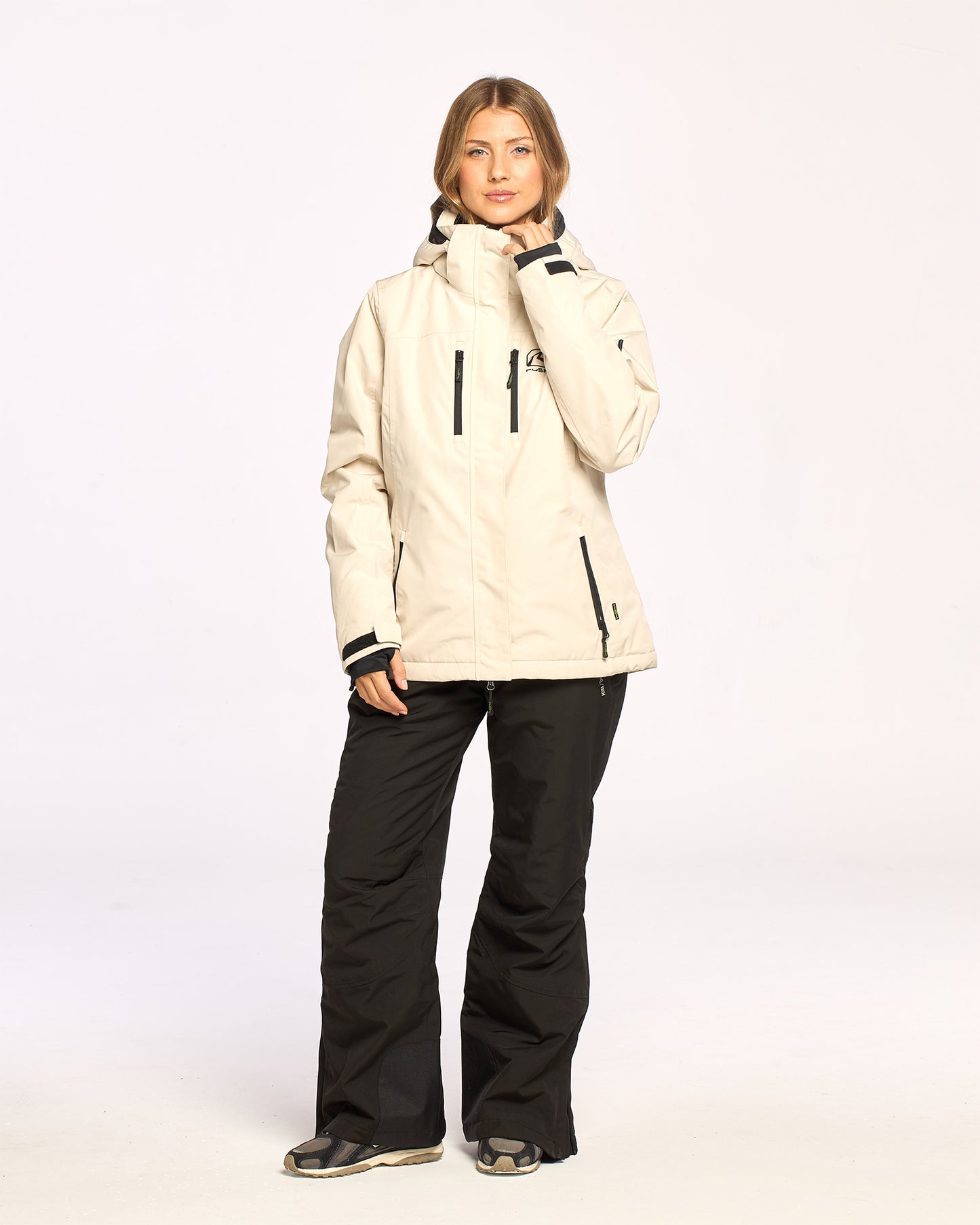 Campera Abrigo Snow Rusty Feelin Womens Snow Jacket Ld Oatmilk
