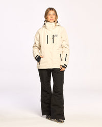 Campera Abrigo Snow Rusty Feelin Womens Snow Jacket Ld Oatmilk