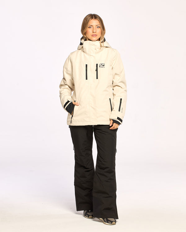 Campera Abrigo Snow Rusty Feelin Womens Snow Jacket Ld Oatmilk