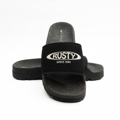 Ojotas Rusty Roval Slide Ld Black