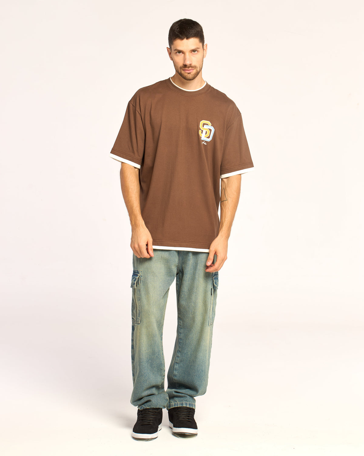 Remera Basewave Ov Brown Java
