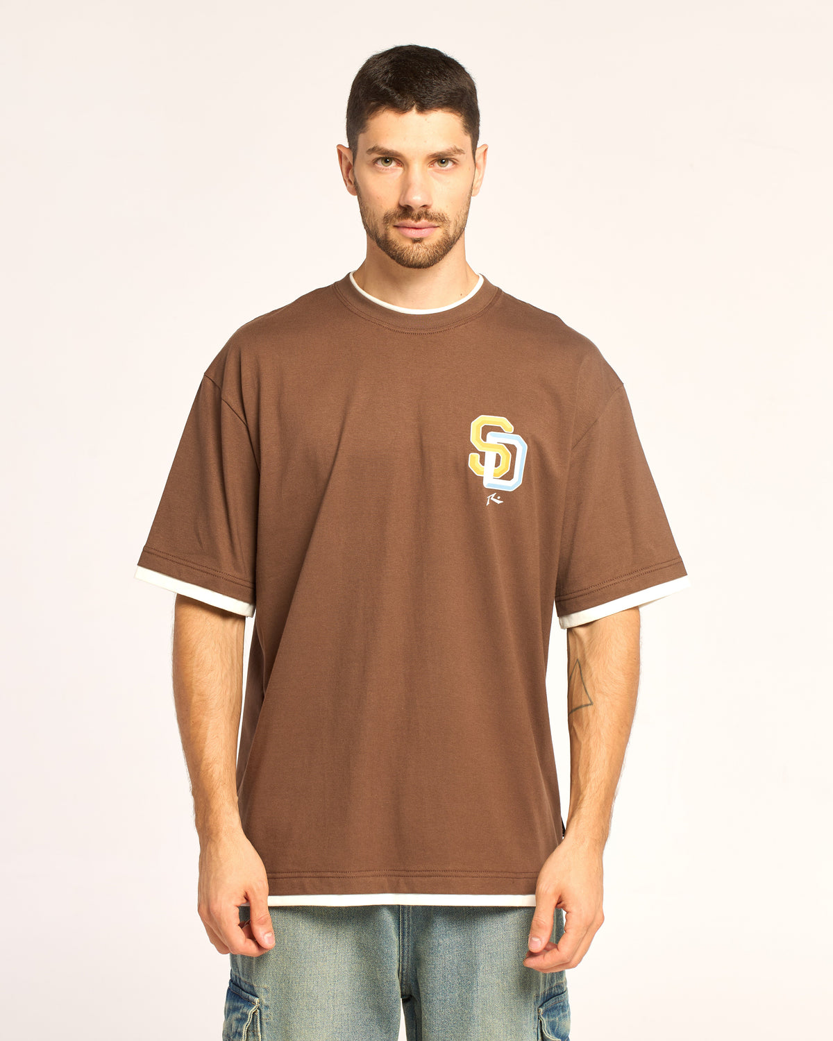 Remera Basewave Ov Brown Java