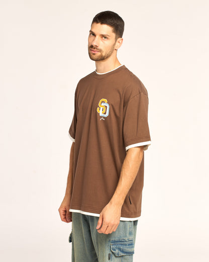 Remera Basewave Ov Brown Java