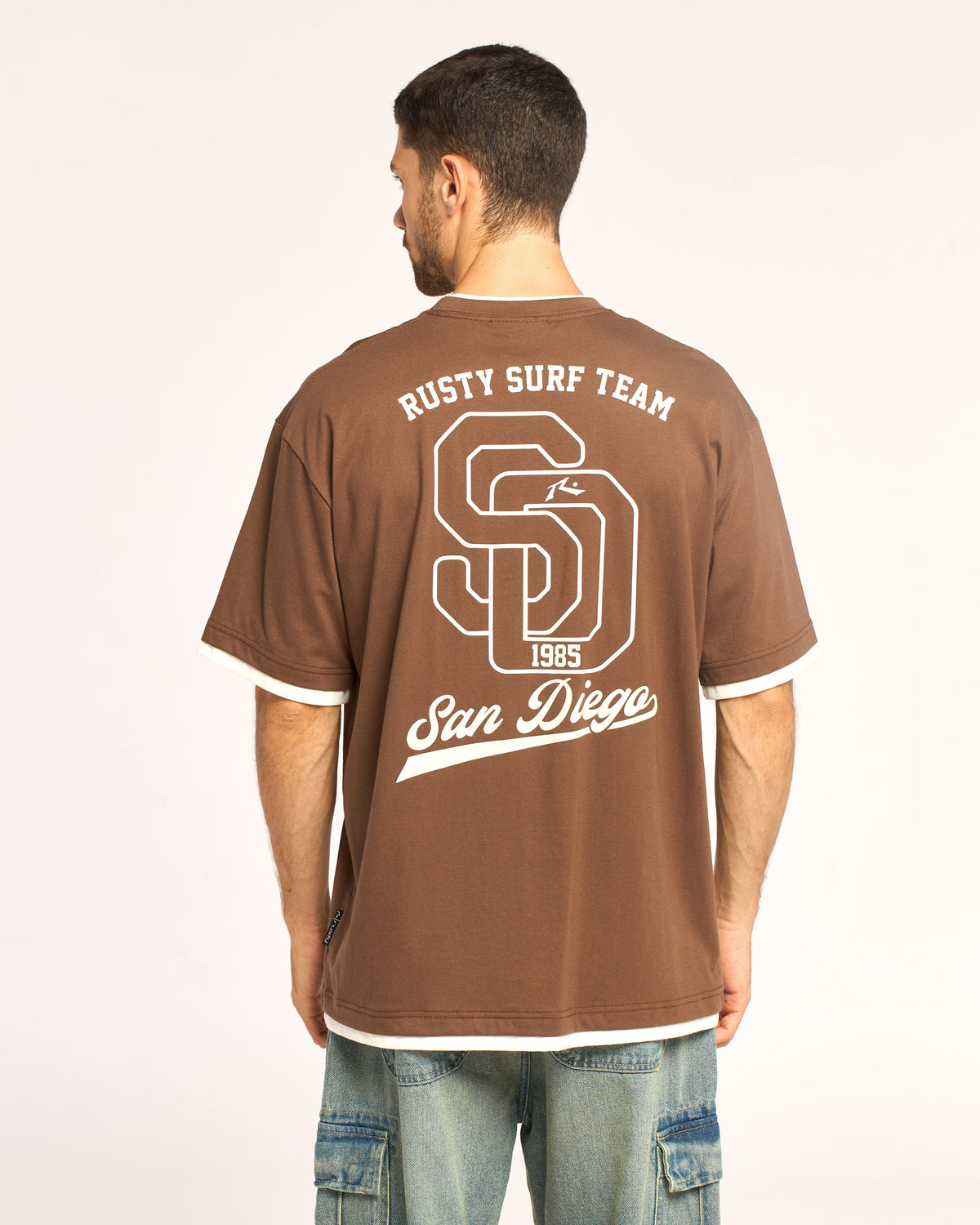 Remera Basewave Ov Brown Java