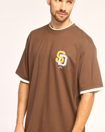 Remera Basewave Ov Brown Java