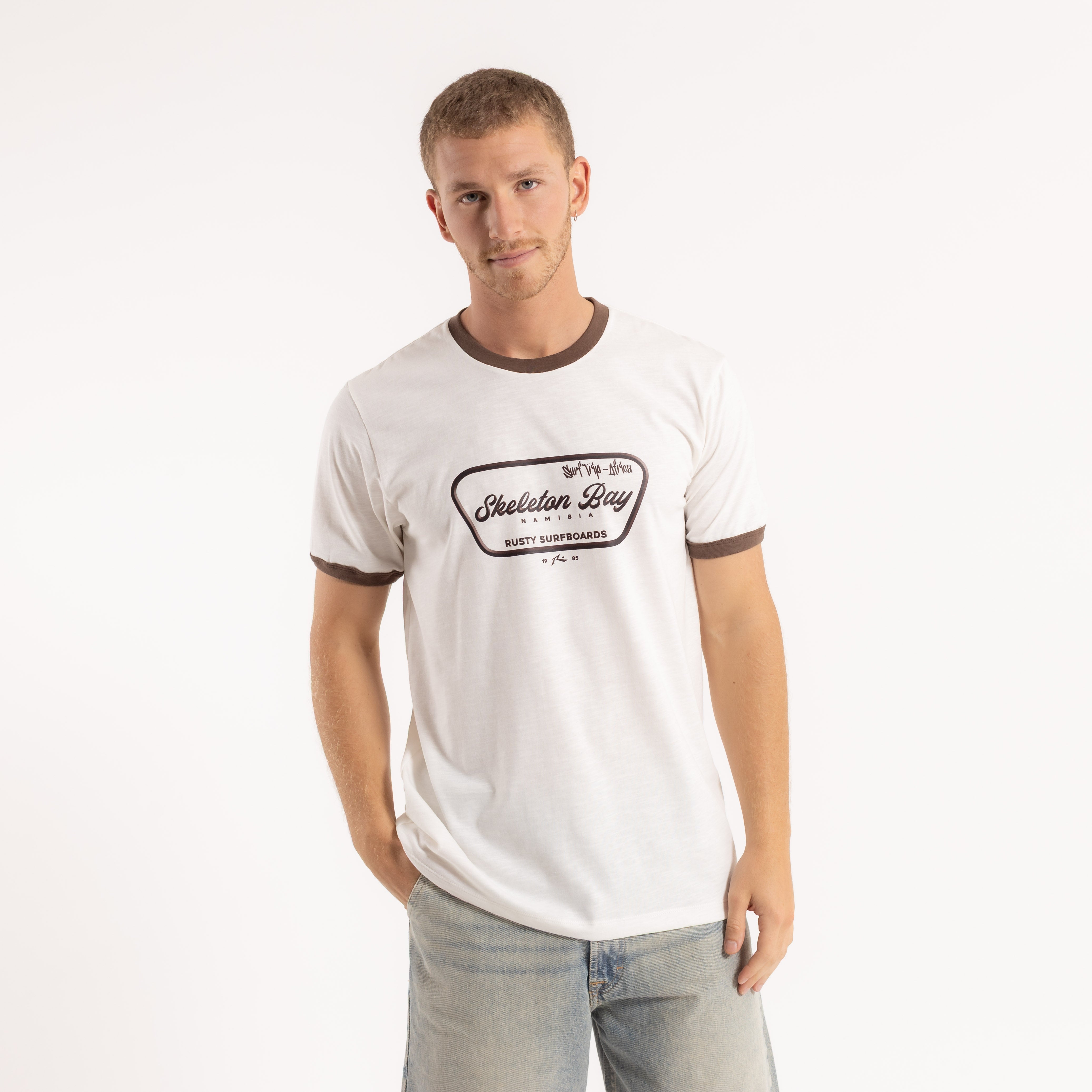 Remera Skeleton Bay Off White Flame
