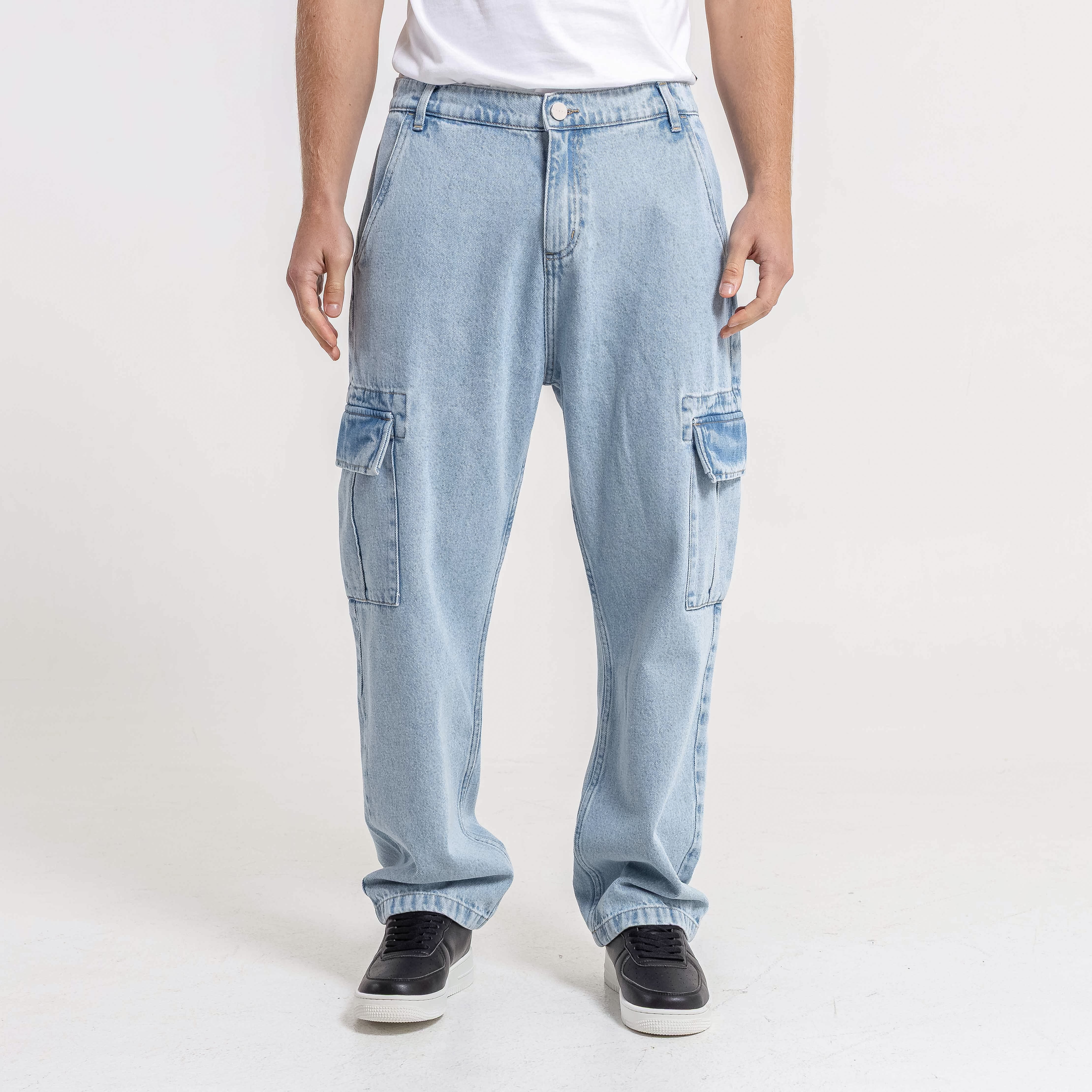 Jean Rambling Cargo Sky Blue