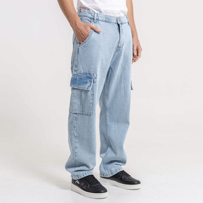 Jean Rambling Cargo Sky Blue