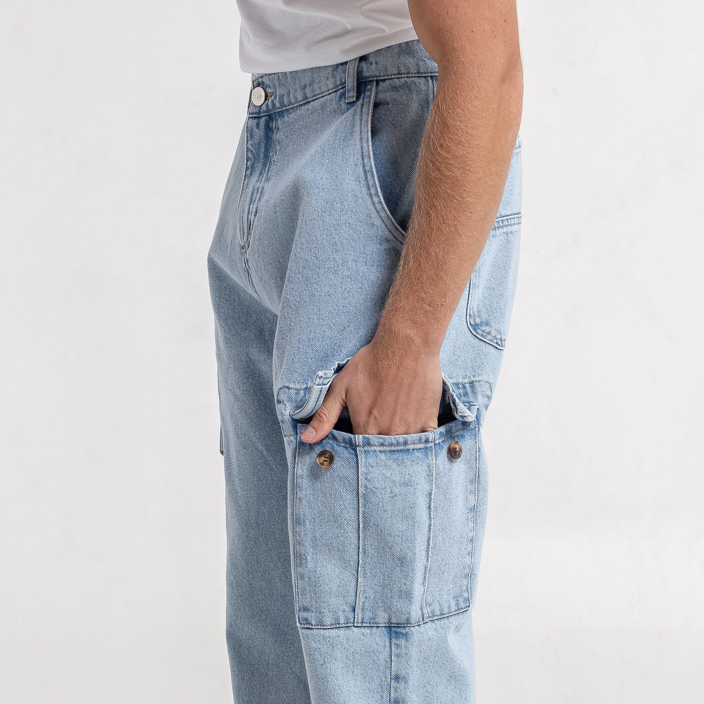 Jean Rambling Charge Junior Sky Blue