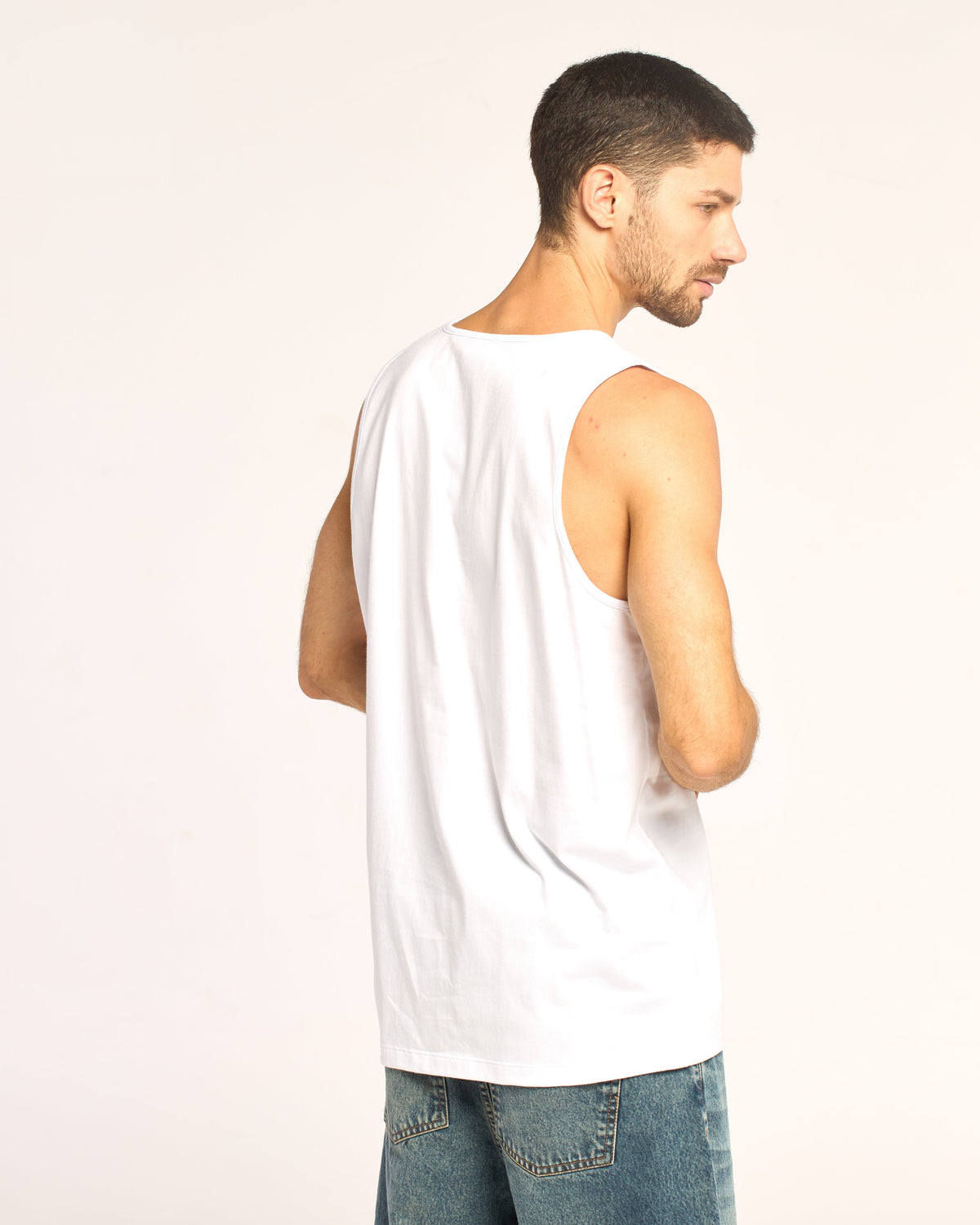 Musculosa Crocker Tank White