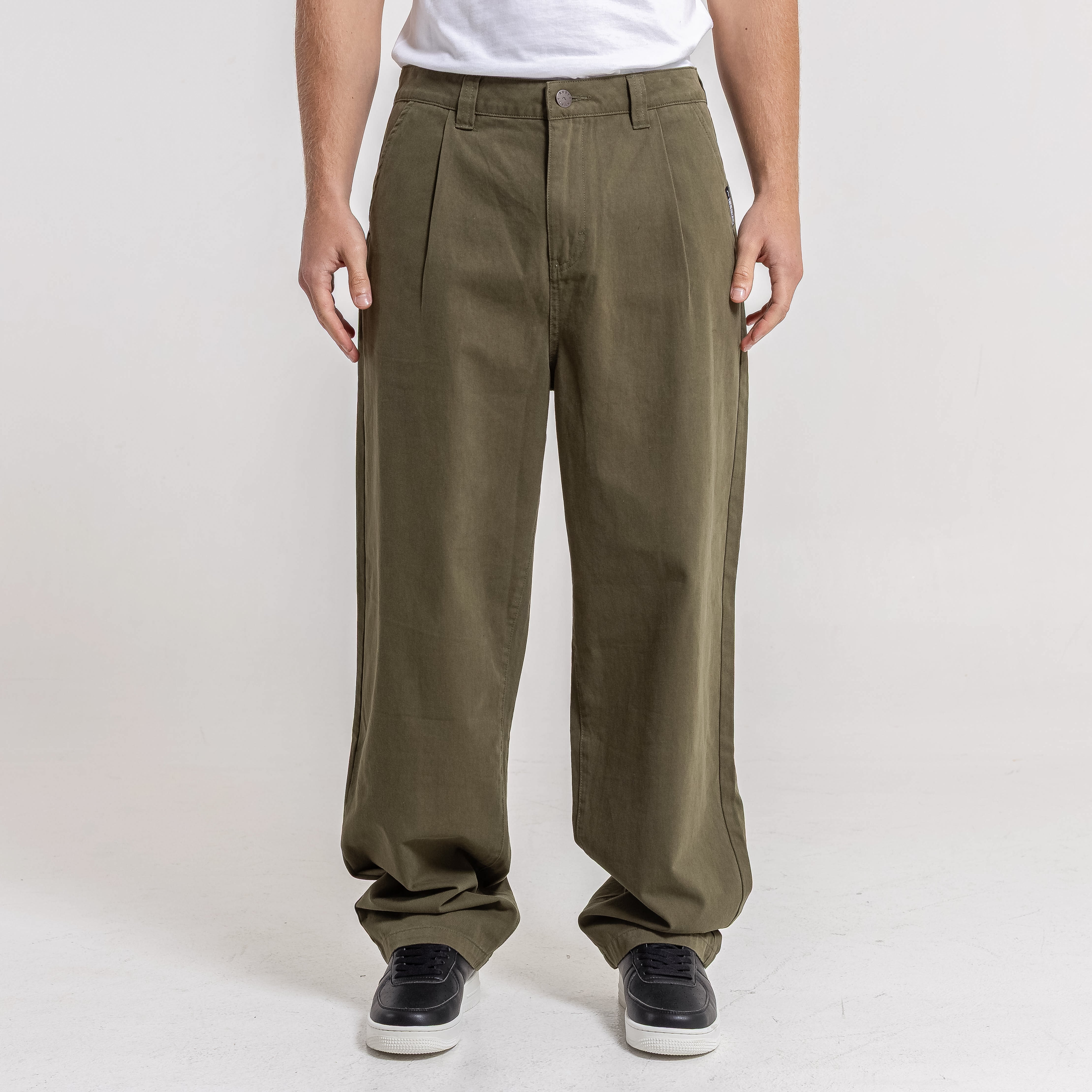 Pantalon Worldwide Pleat Army