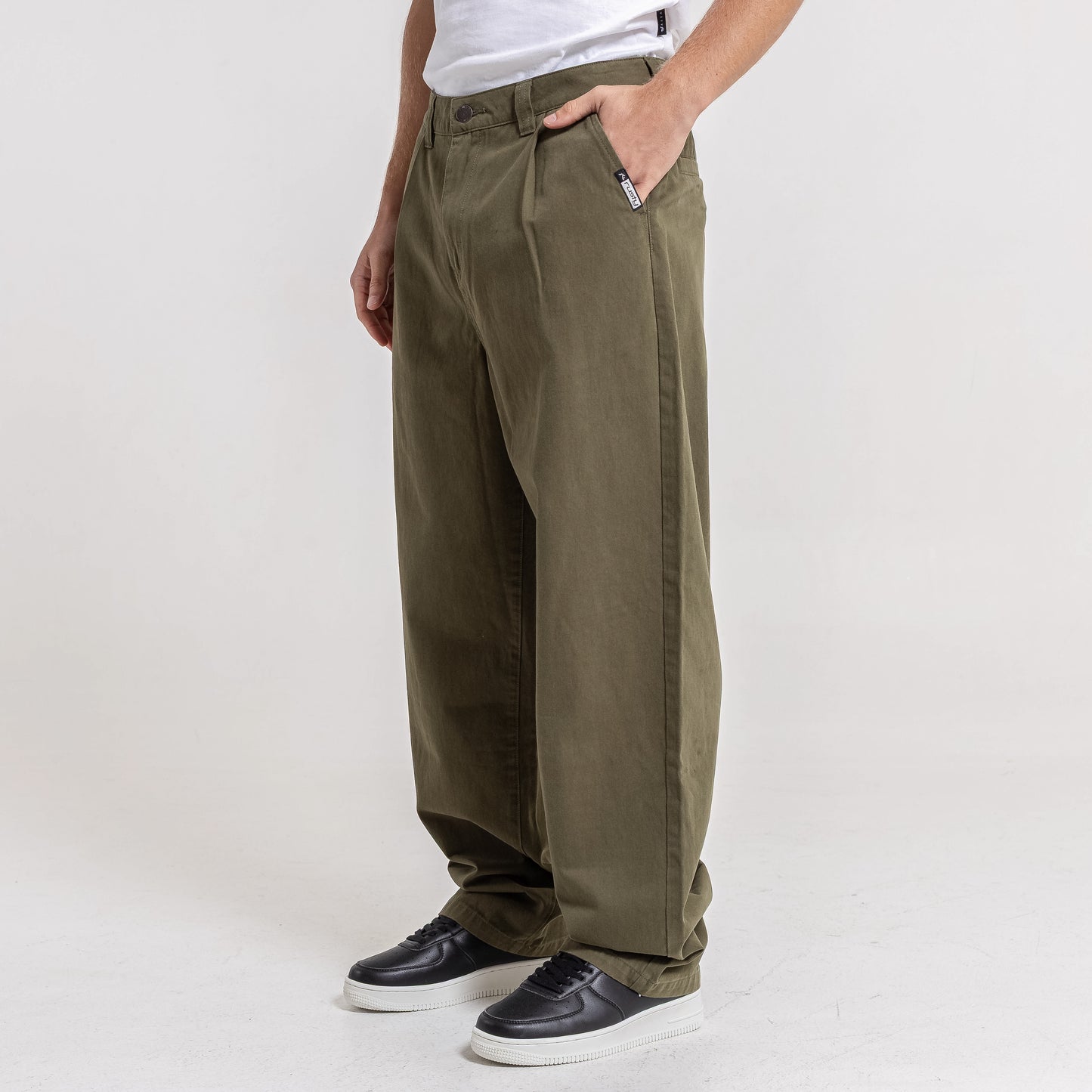 Pantalon Worldwide Pleat Army