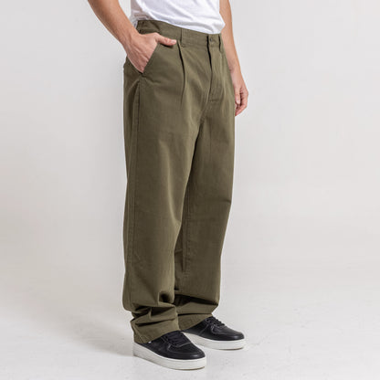 Pantalon Worldwide Pleat Army