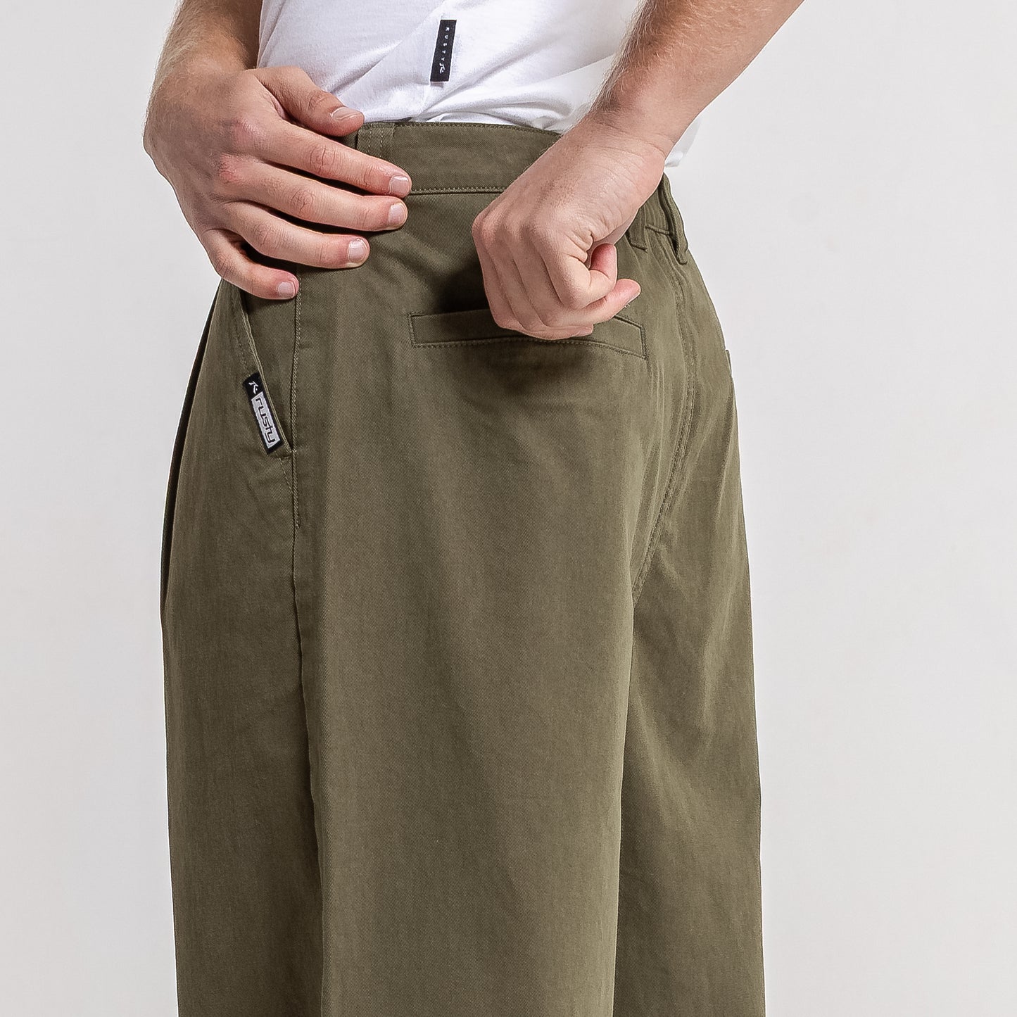Pantalon Worldwide Pleat Army