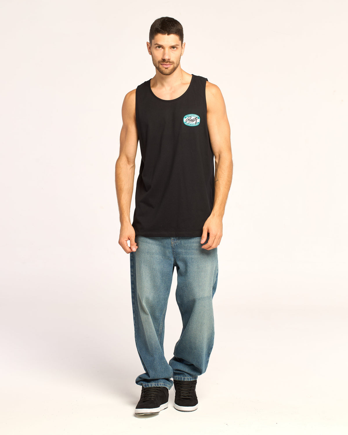 Musculosa Melville Tank Black
