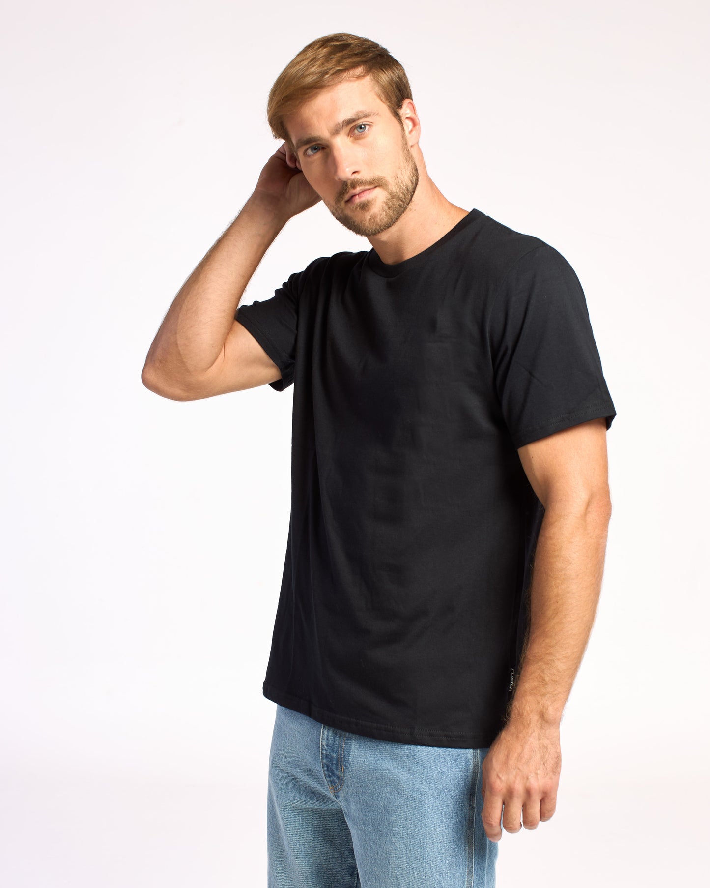 Remera Hombre Rusty Pack 2x1 All Night Blanco Y Negro