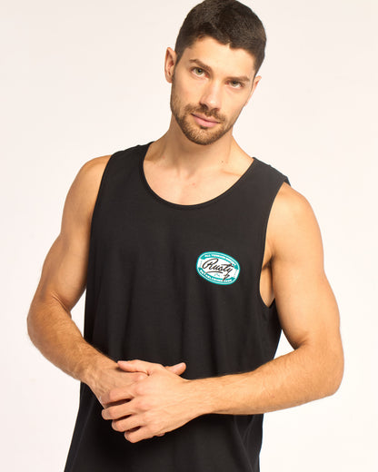 Musculosa Melville Tank Black