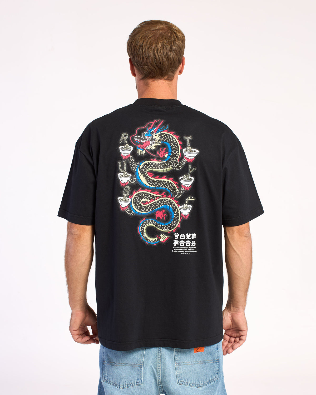 Remera Ramen Dragon Ov Black