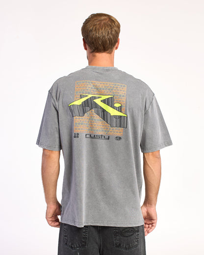 Remera Max Scuare Stop Rx Process Grey