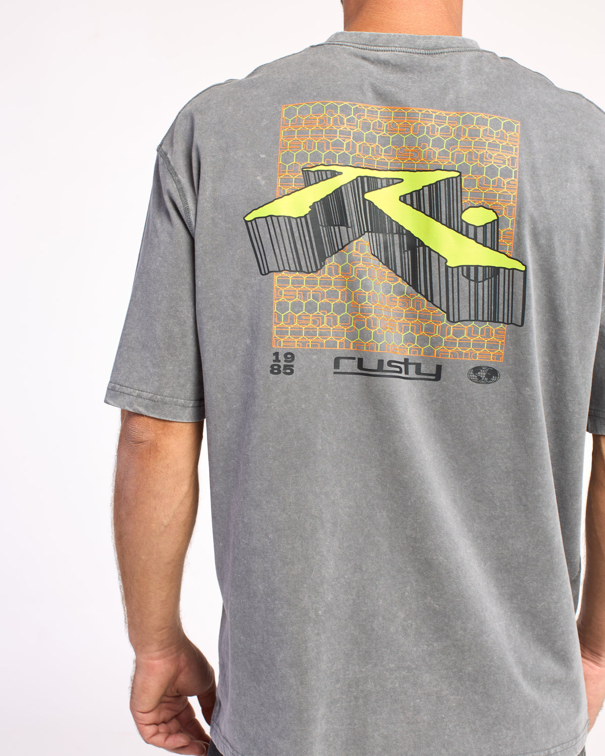 Remera Max Scuare Stop Rx Process Grey