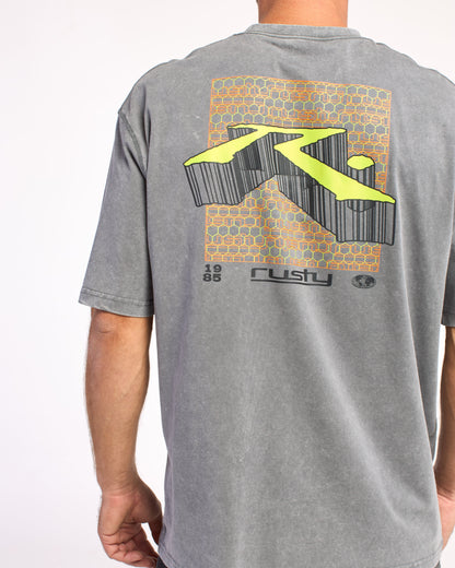 Remera Max Scuare Stop Rx Process Grey