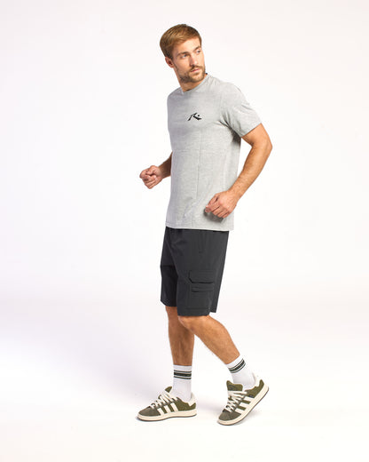 Remera Competition Grey Marle/Black