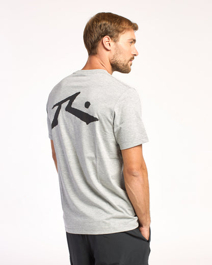 Remera Competition Grey Marle/Black