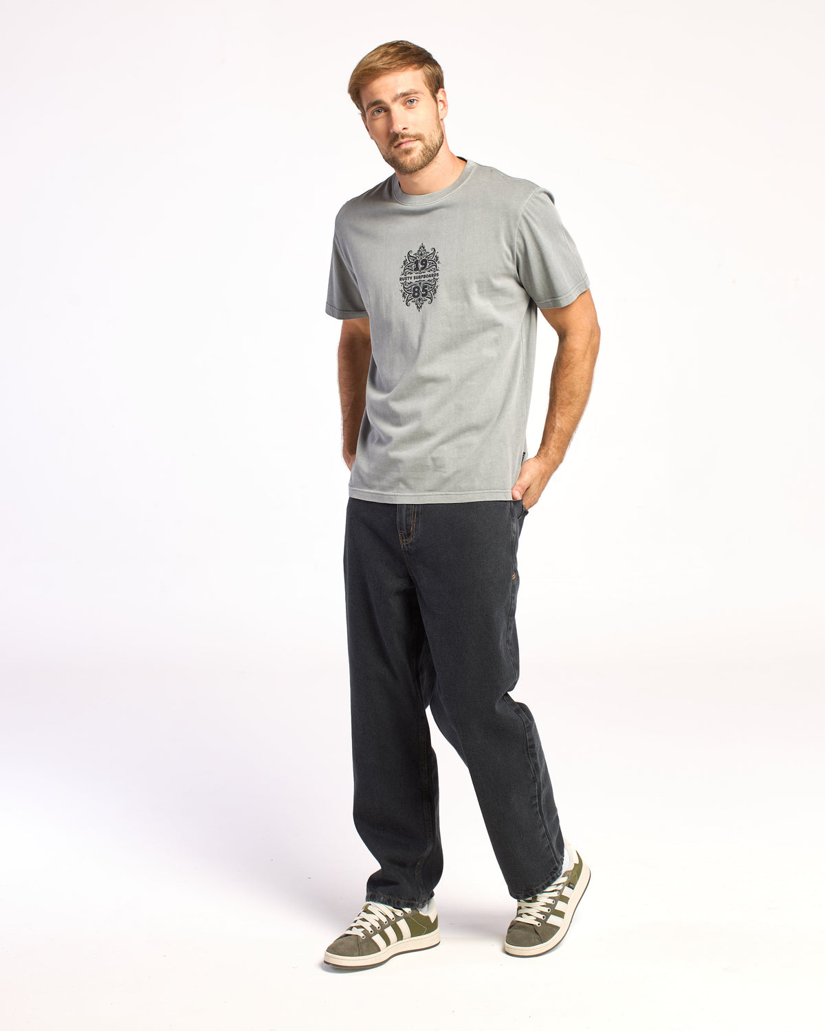 Remera Bulgarous Stone Grey