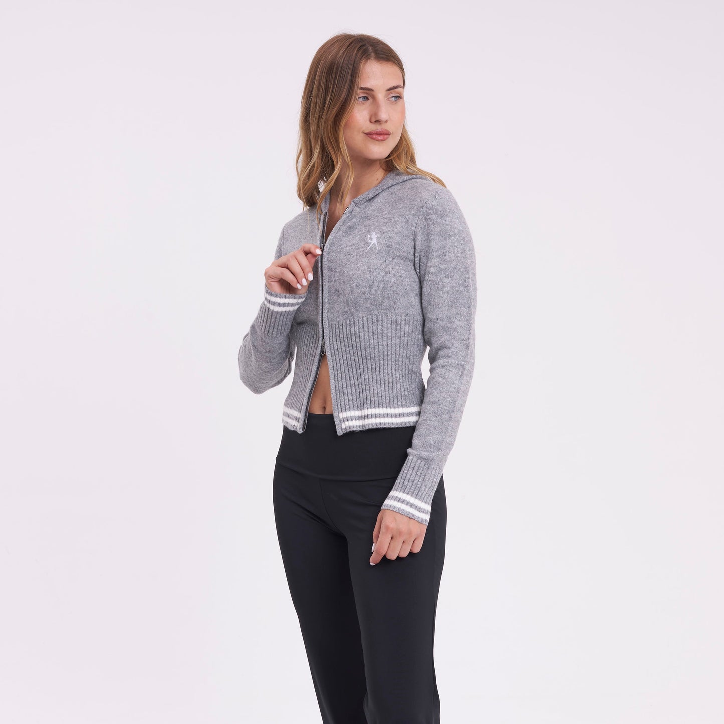 Sweater Devil Girl Grey Marle