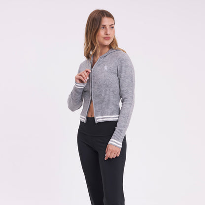 Sweater Devil Girl Grey Marle