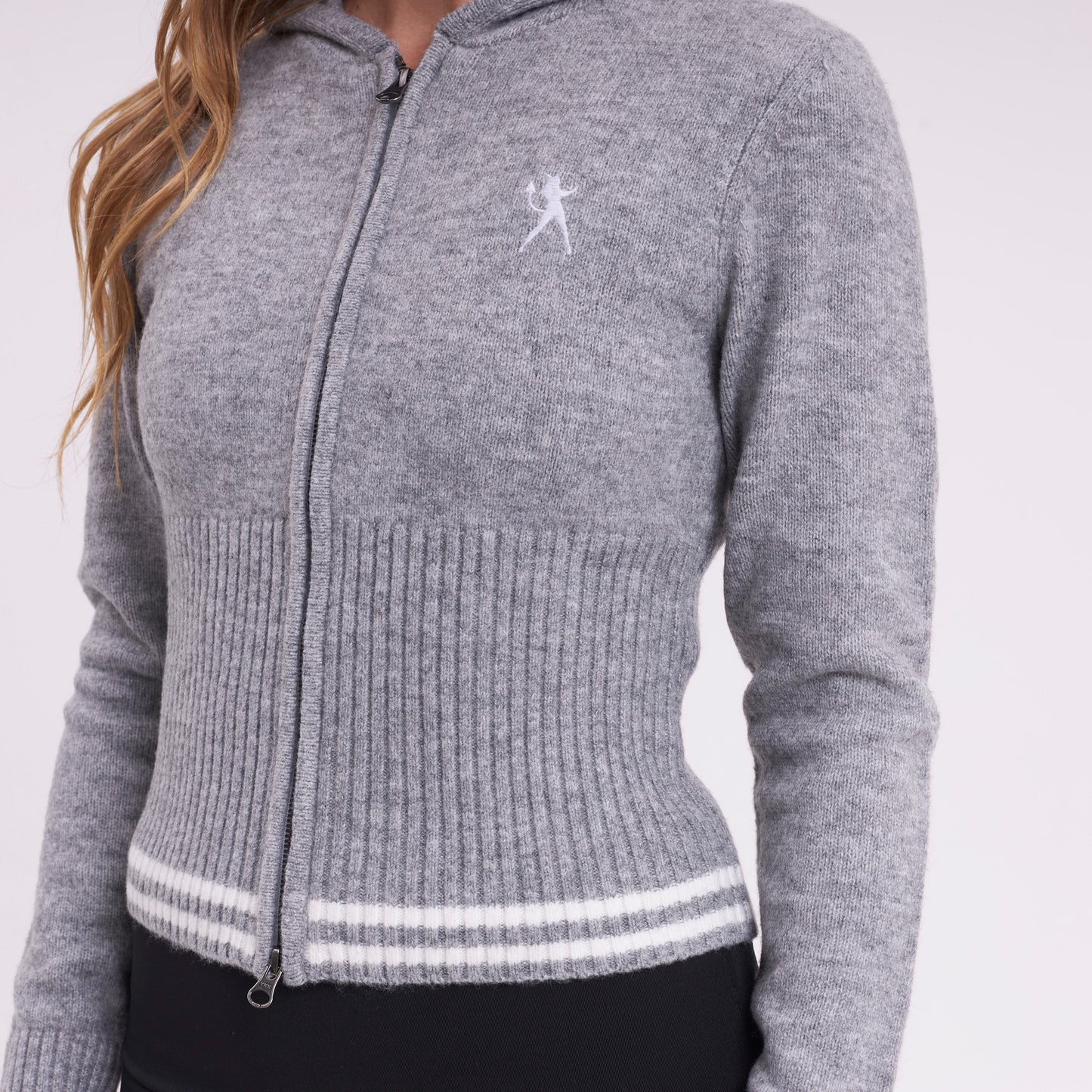 Sweater Devil Girl Grey Marle