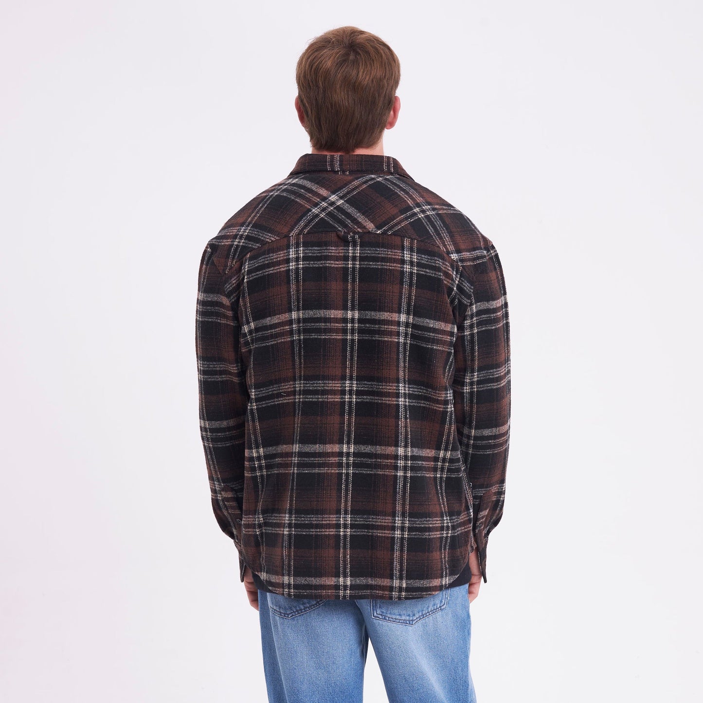 Camisa Fade Away Flannel Brown