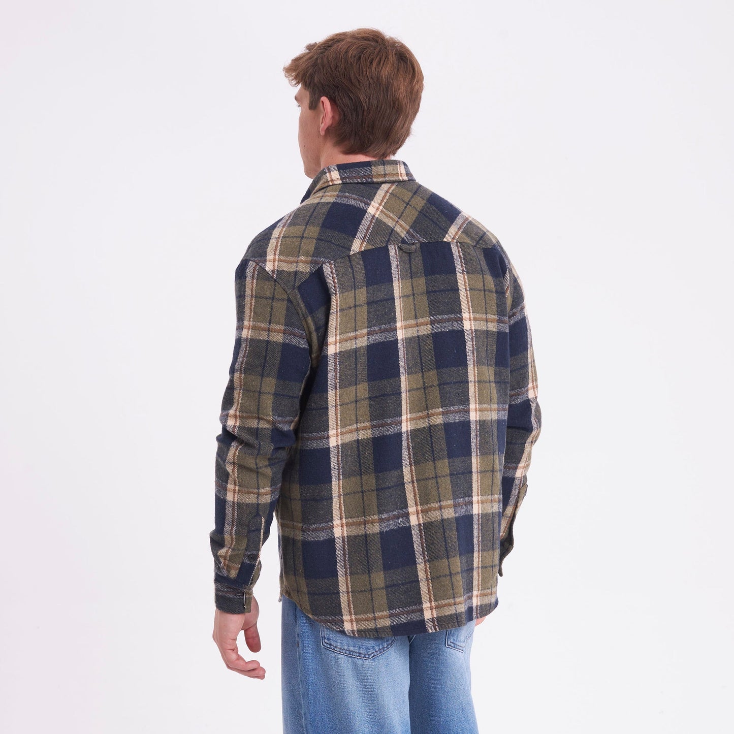 Camisa Fade Away Flannel Green