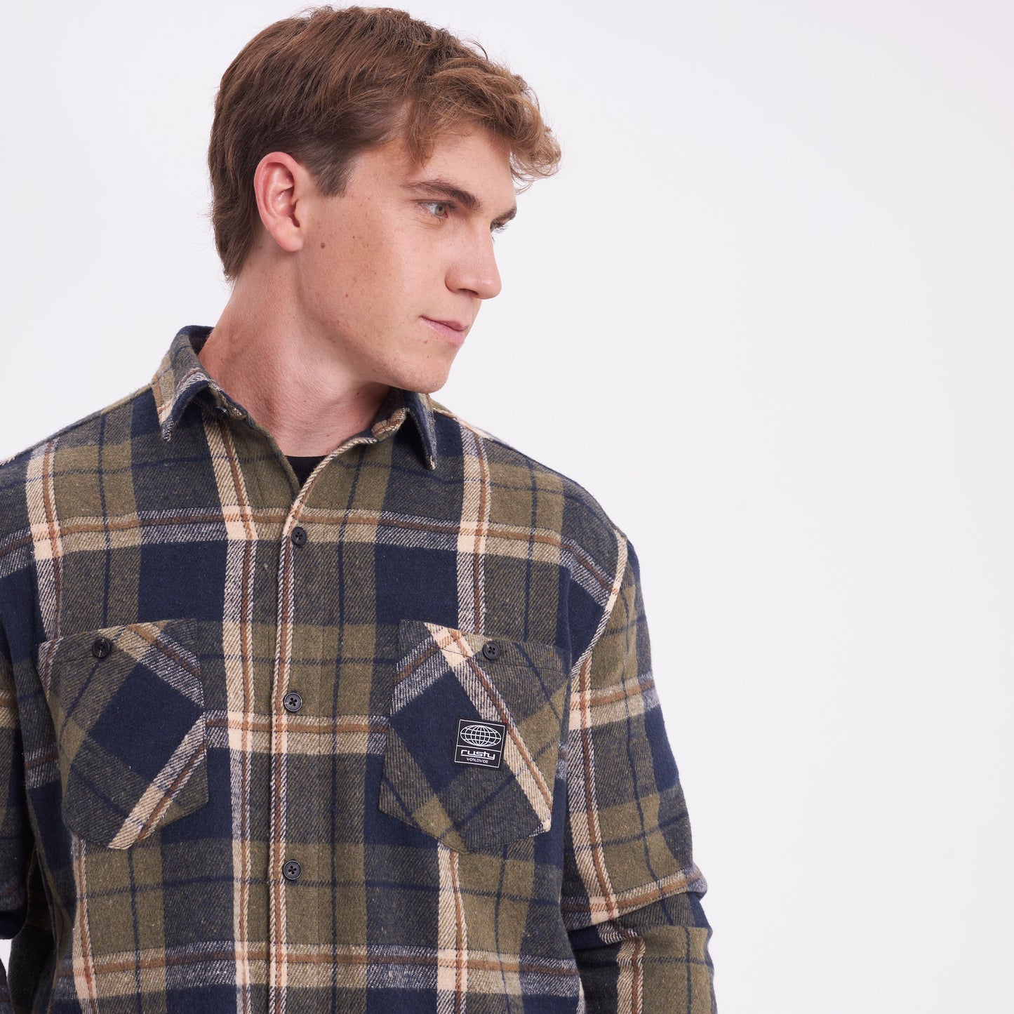 Camisa Fade Away Flannel Green