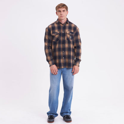 Camisa Galaxie Flannel Blue