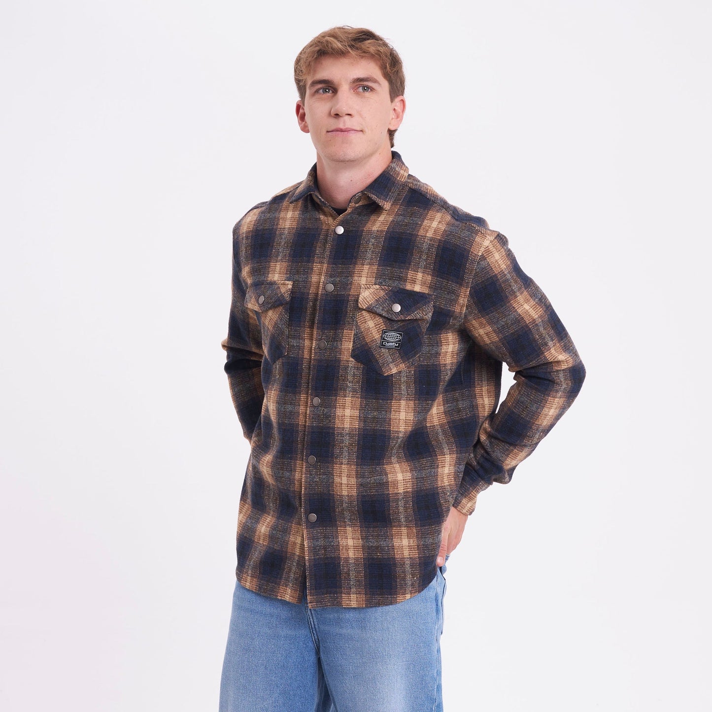 Camisa Galaxie Flannel Blue