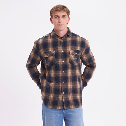 Camisa Galaxie Flannel Blue