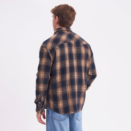 Camisa Galaxie Flannel Blue
