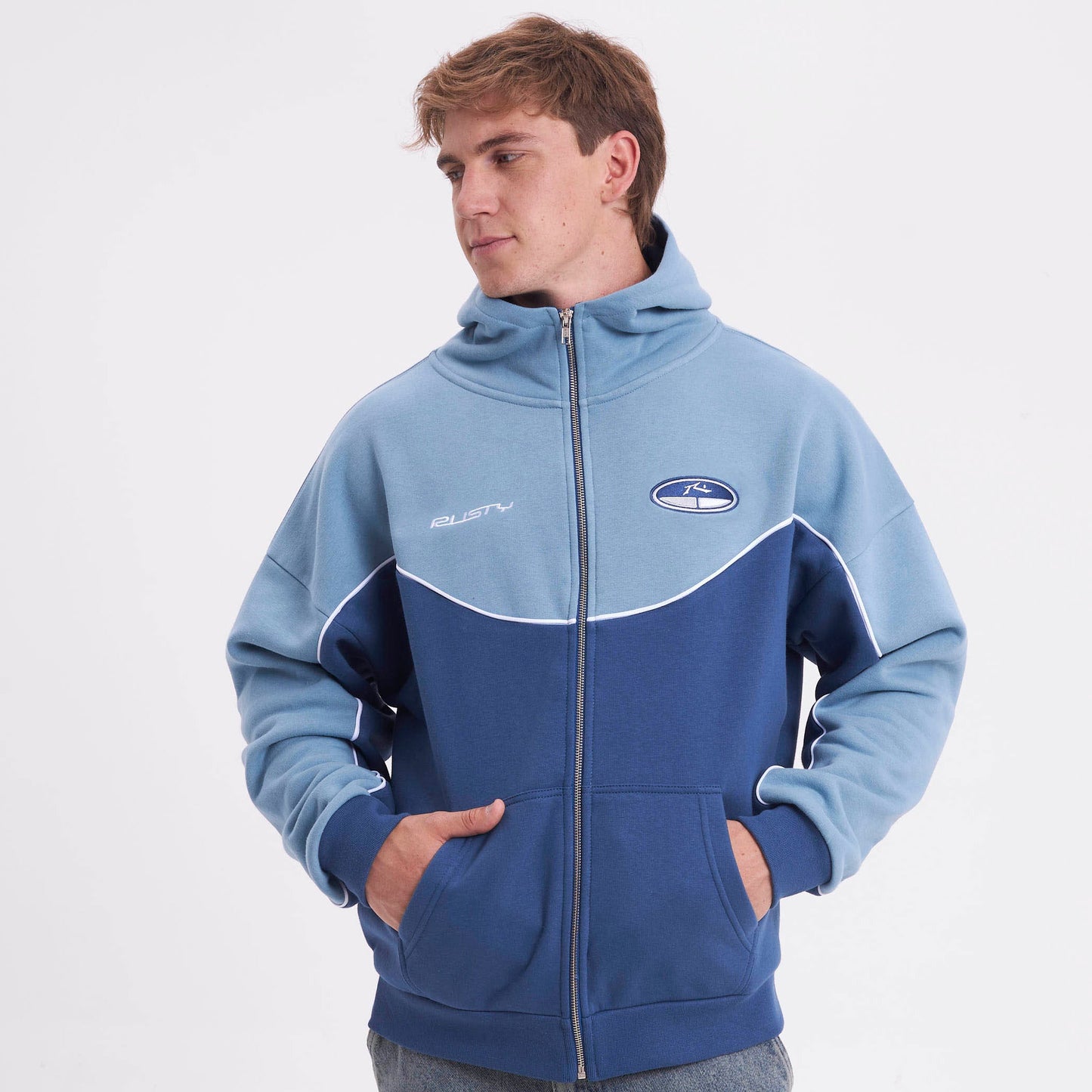 Campera Canguro Sound System Atlantic Blue
