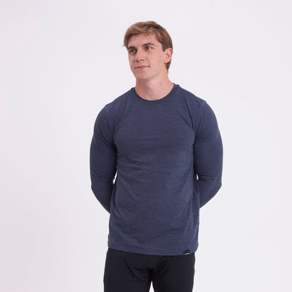 Remera Rusty Booser Baselayer Ls Black Marle