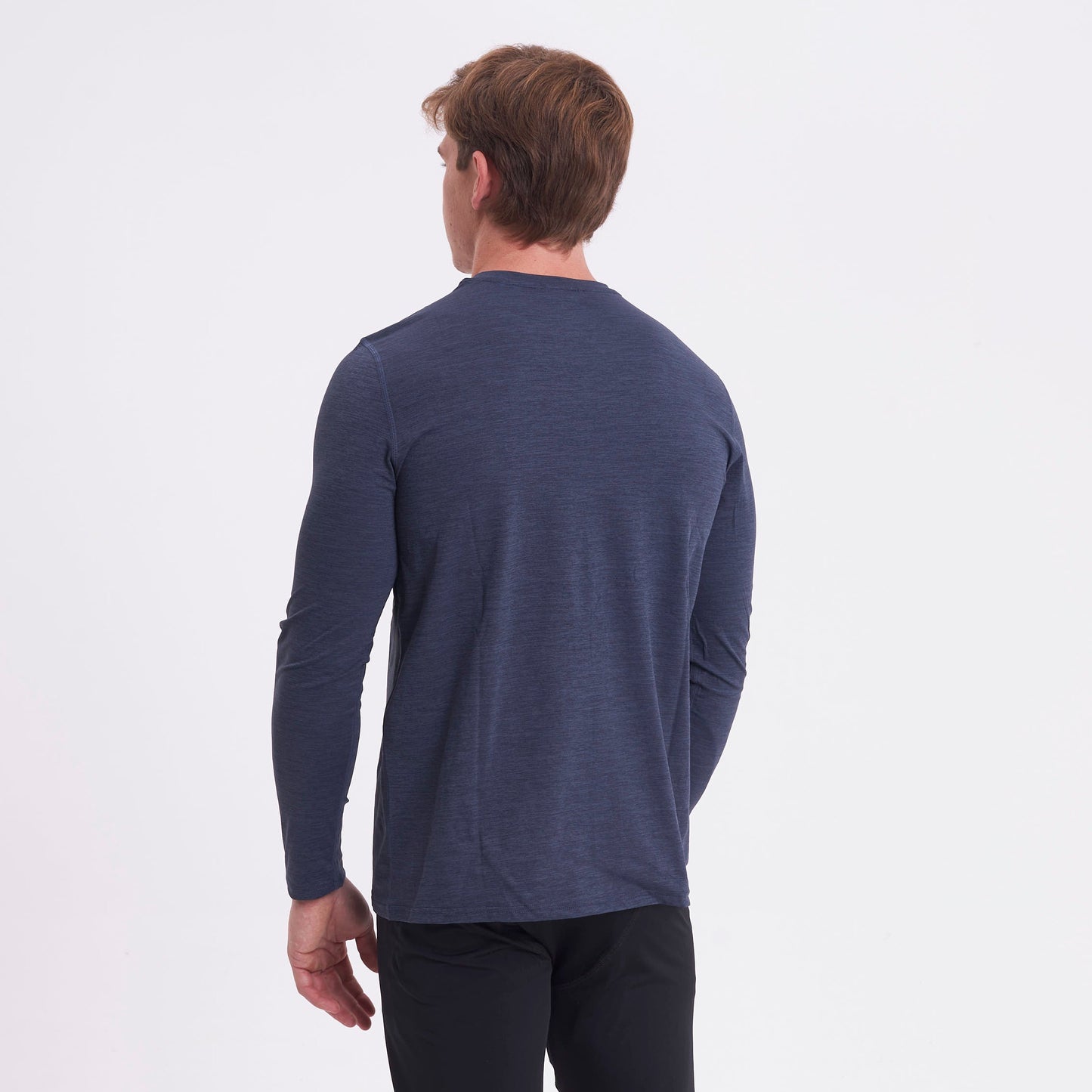 Remera Rusty Booser Baselayer Ls Black Marle