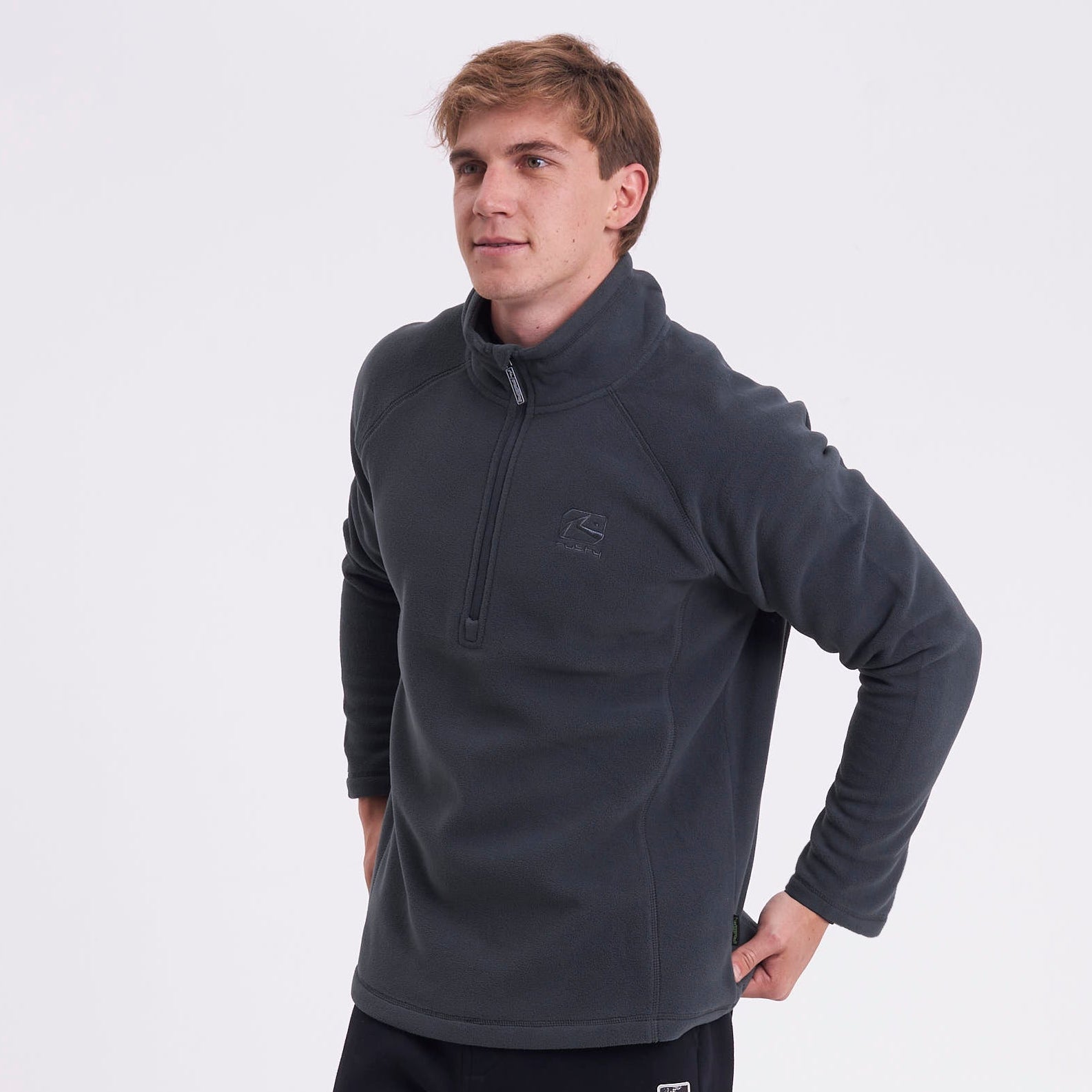 Polar Gravity Half Zip Micropolar Grey